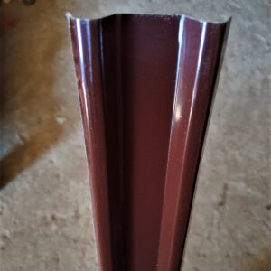 Штакетник Шоколадно-коричневый метал. (высота 1,5м)
